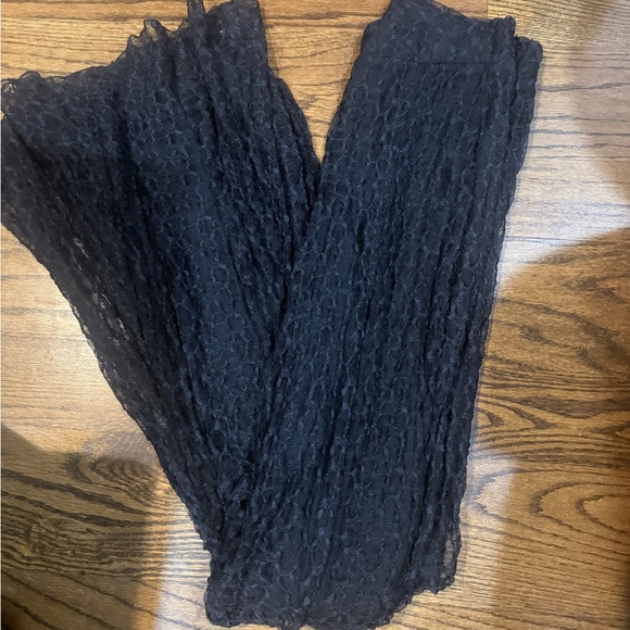 Worn Once Free People mesh Pace Trumpet pants size S - Picture 3 of 3